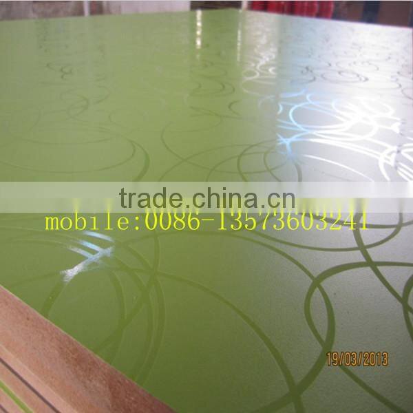 2.5-25mm uv coated mdf board