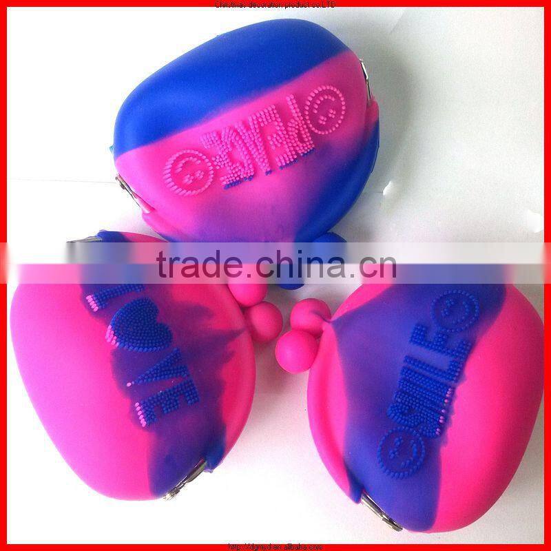 fashionable silicone wallet&economical silicone cosmetic bag&unique coin bag with high quality