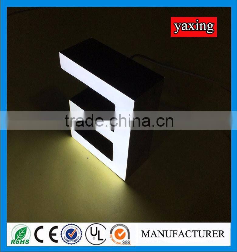 Super quality advertising led sign led epoxy resin letter sign