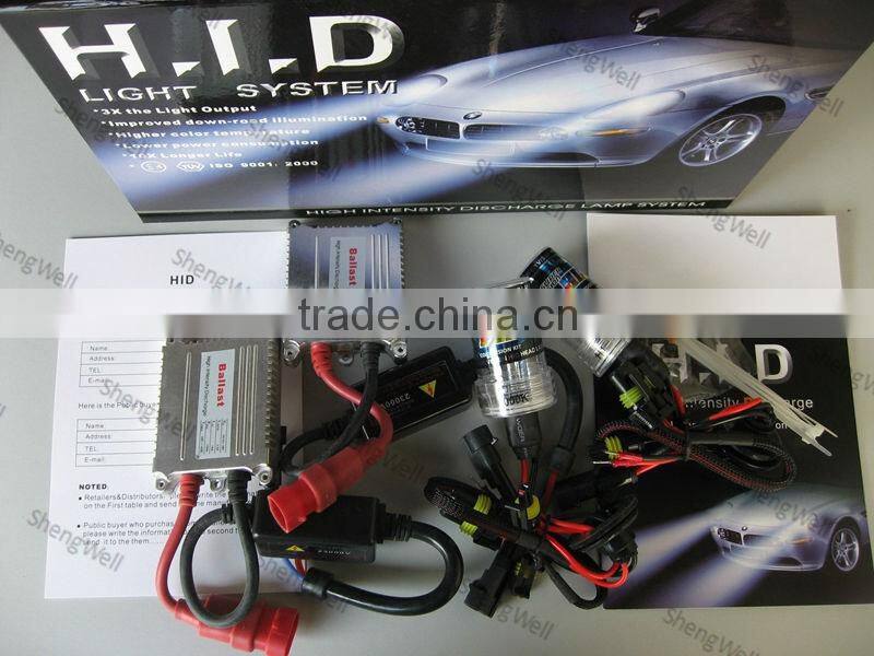 ShengWell Auto hid xenon 12v/24v/35w/55w AC/DC hid xenon conversion kit