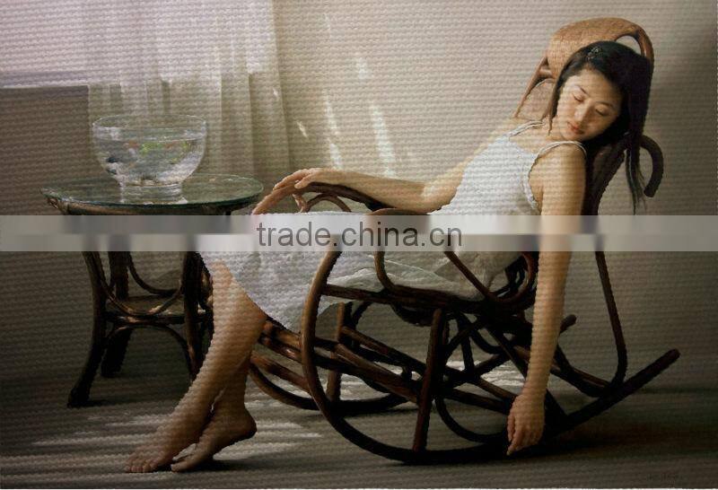 matt silk canvas art