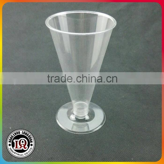 Disposable Colored Plastic Champagne Flute Cup