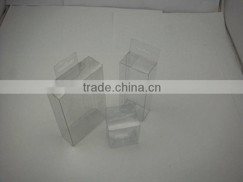 clear plastic folding box for packaging