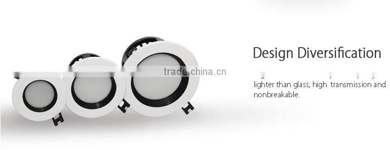 some parts use natural resistance high-temperature plastic material 3w led downlight recessed