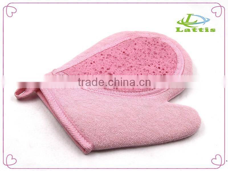 portable private custom professional bath glove factory baby bath mitts children's cleaning gloves