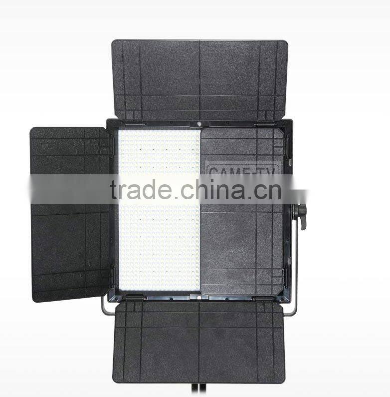 CAME-TV DOF 3x1296 LED Bi-color 5600K 3200K Dimmable HVR-1296S Panel Lighting Kit