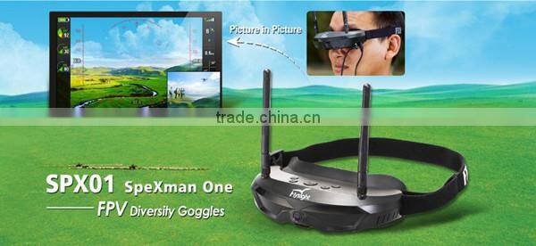 H1740 Flysight RC FPV AIO Goggles 5.8G 32CH Frequency Picture in Picture Function & HDMI Glass Video Receiver