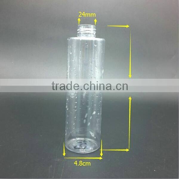 Shampoo Use and Personal Care Industrial Use 250ml custom color pet bottle with pump high quality
