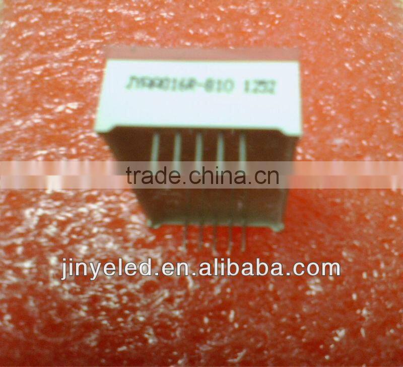 Red color led display 7-segment 1 digit