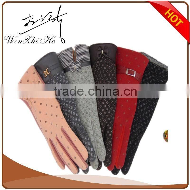 Factory Price Fashion Texting Gloves for Girls