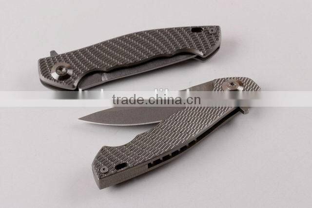 OEM Titanium handle D2 survival knife