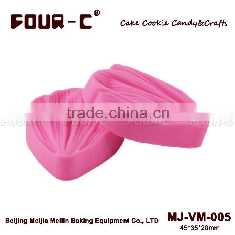 Double sided mini silicone veiner petal