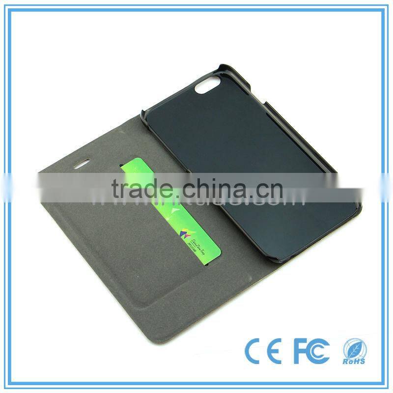 Professional Manufacture Waterproof Leather For Iphone 6 Case With Magnet