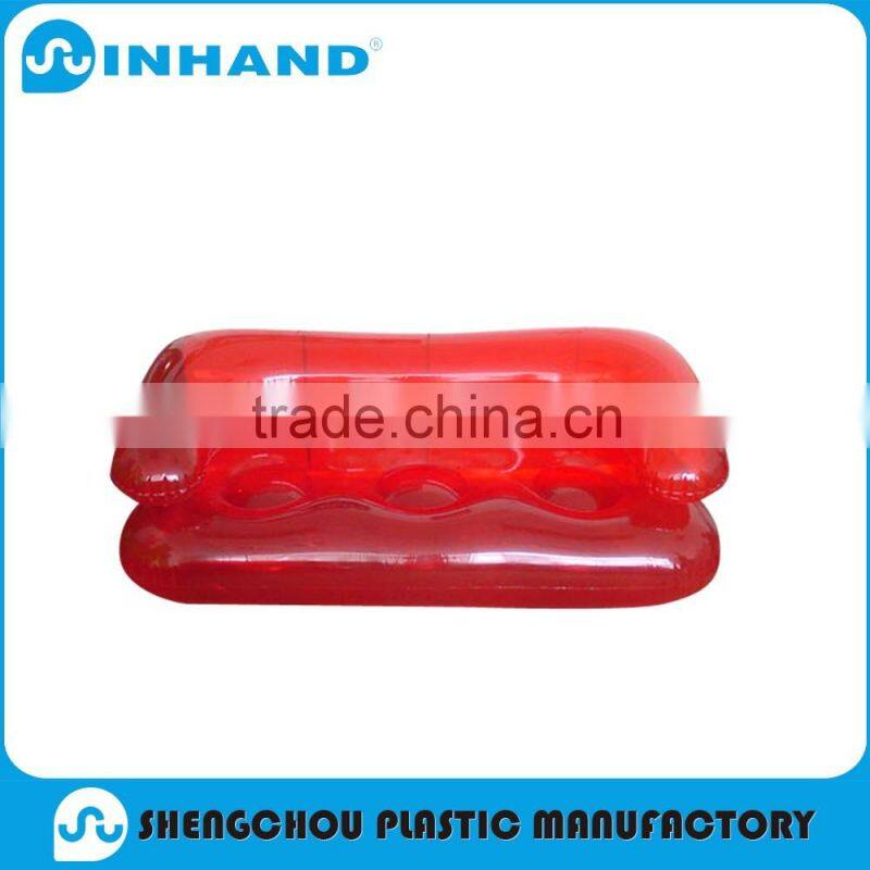 2016 0.25mm Thickness Transparent PVC Backrest Inflatable Red Sofa/sexy sofa/sofa design