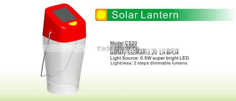 New LED Solar Lantern With Mobile Phone Charge Function