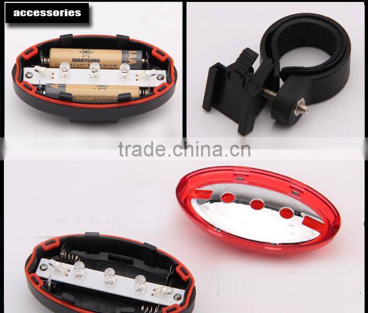 2015 HOT SALE factory cute egg bicycle rear light