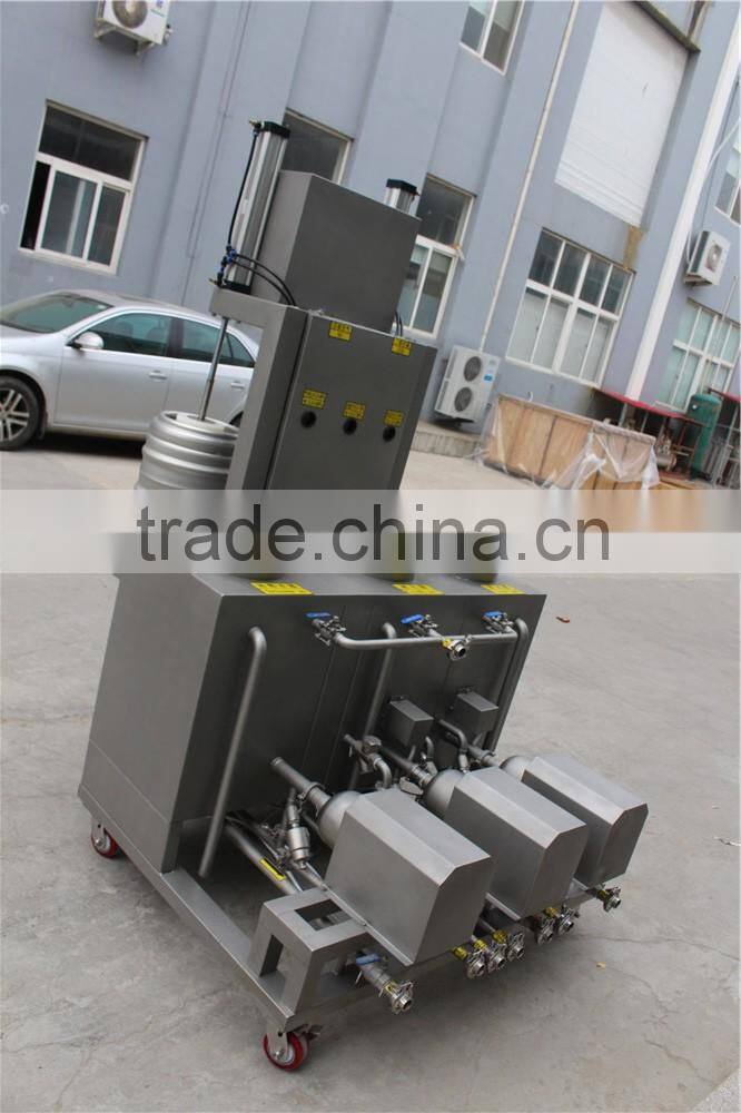 50l two heads beer canning washing machine equipment