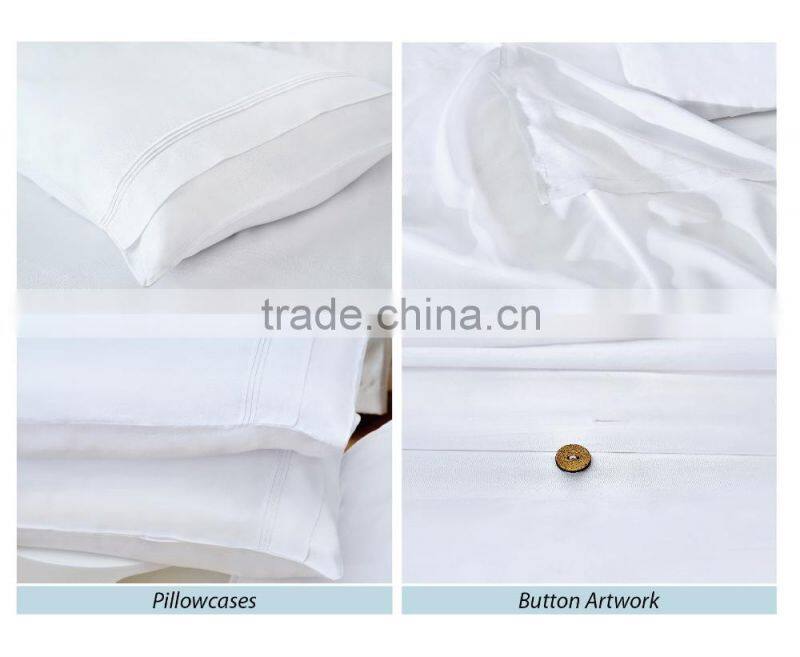 shengsheng wholesale 60s silk touch Lanzing tencel bedding set duvet cover set
