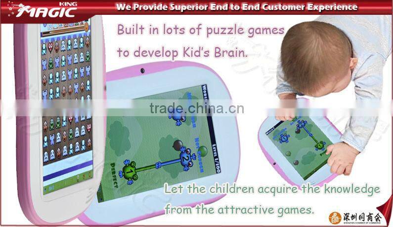 Cute kids tablet genesis 7 inch with study material