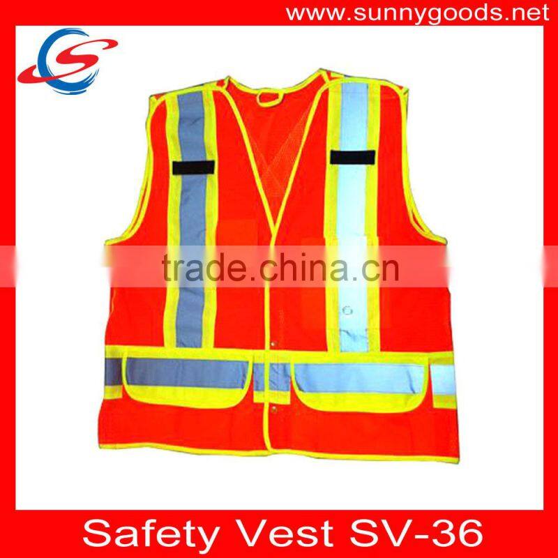 road traffic reflective hi vis safety vest
