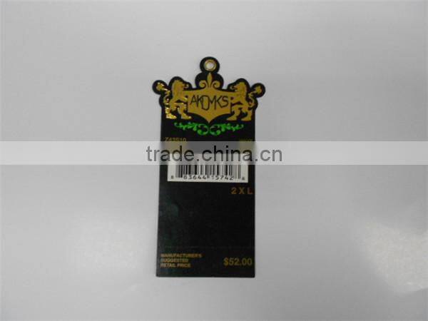 recycled jeans garment jeans paper hang tag with strings