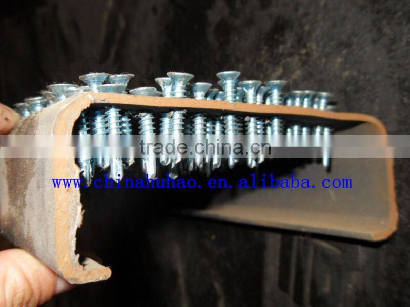 2016 most popular white countersunk head with ribs drill screw
