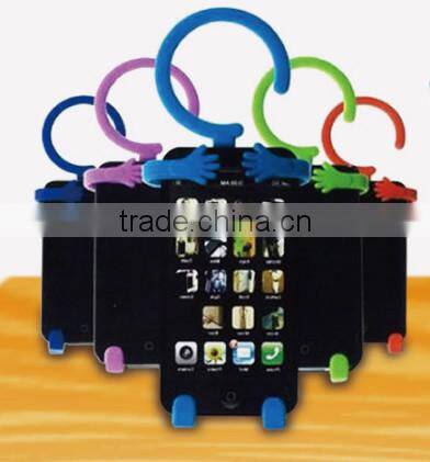 V tie silicone mobil phone holder