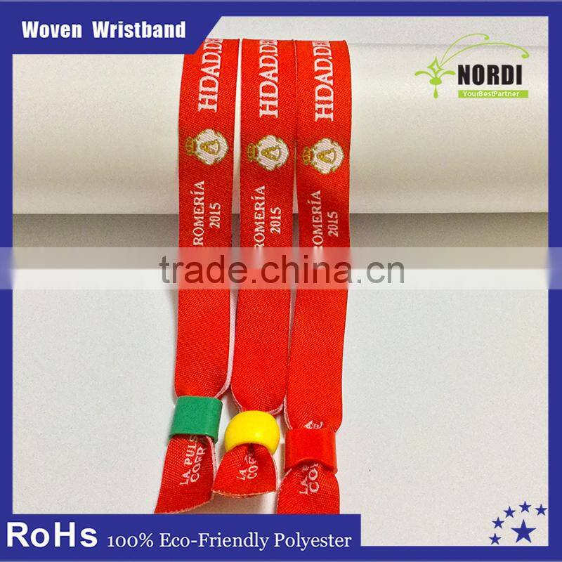 100% quality assurance Custom woven wristband for events/Wristband/Wrist band
