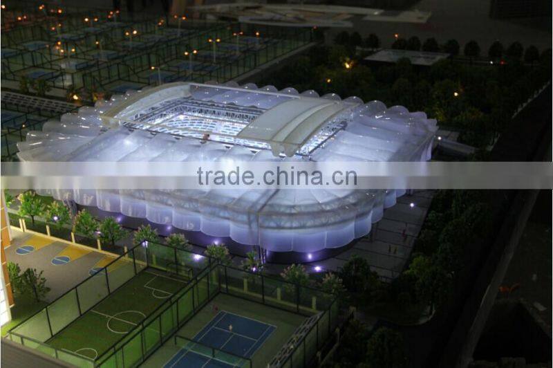Soccer Stadium 3D Maquette miniature building model