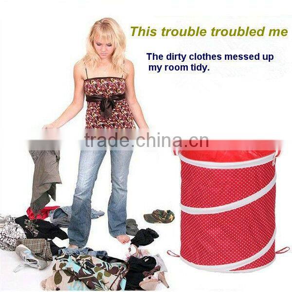 Popular and easy placement moveable laundry basket