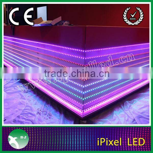 SMD 5050 60 Pixels addressable rgb led strip iC ws2811 led strip,