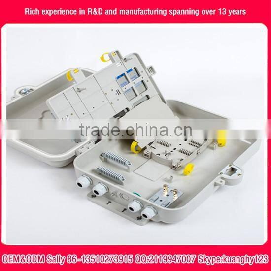 16 core to 96core fiber optic splice box FTTH splitter termination box