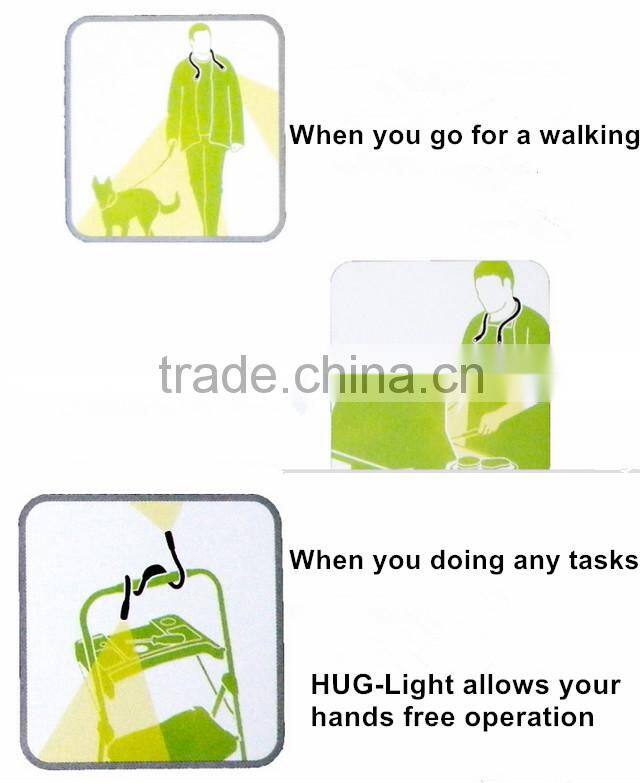 Hands Free HUG light Flexible Reading Book Neck Light LED reading light