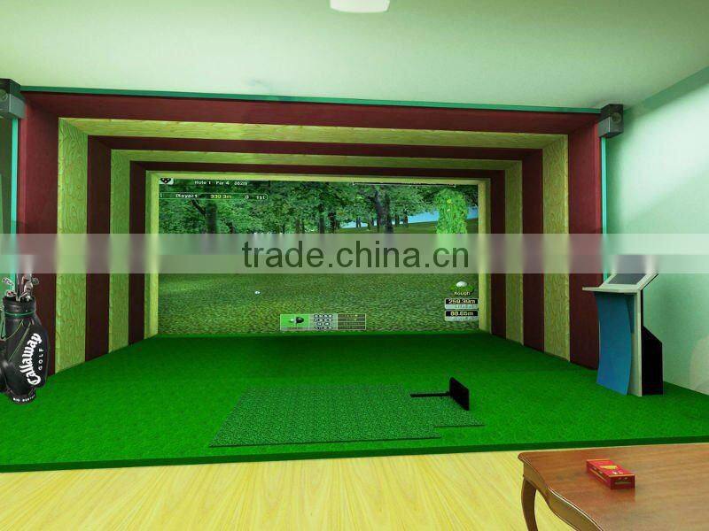 2014 new screen golf simulator