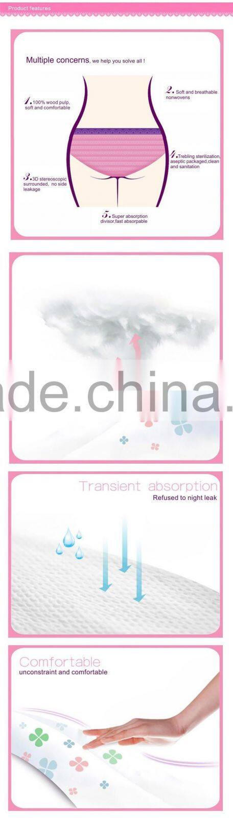 Negative Ion Paper Sanitary Napkin(FDA/CE/ISO9001 APPROVED)