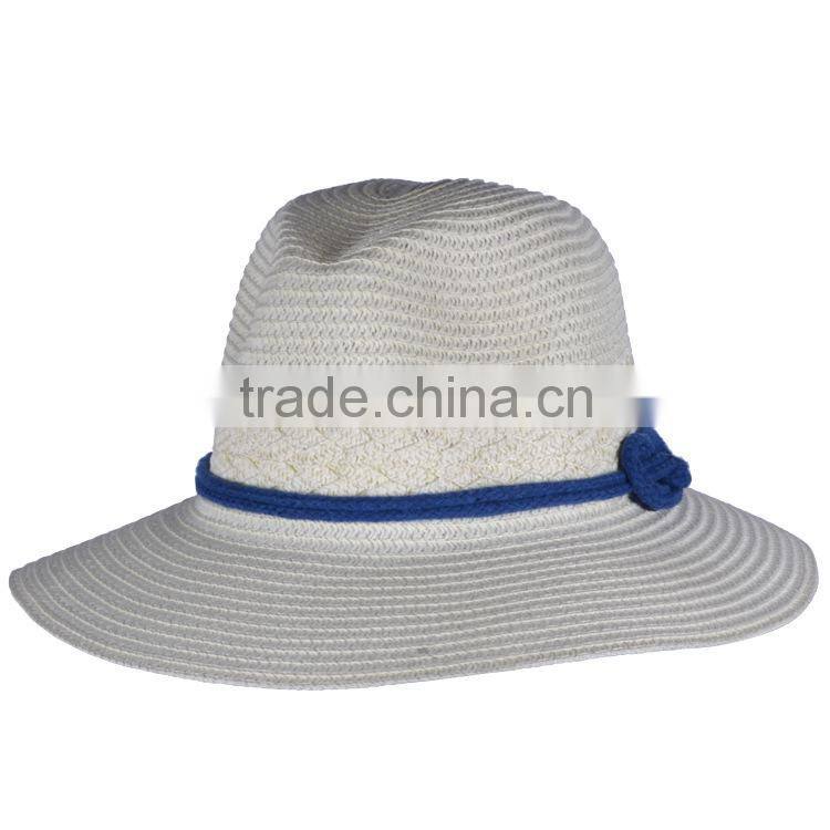 men & women red fedora straw hat