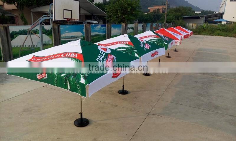custom logo printing outdoor promotion patio umbrella