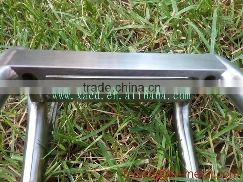 Super light titanium bicycle front rack customized ti luggage carrier & bag holder cheap ti bike front rack made in china