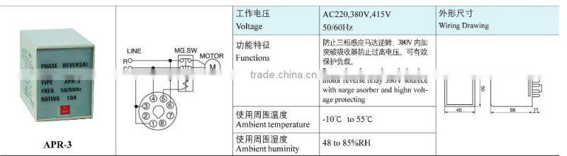 JVM DEVICE PROTECTED RELAY motor reverse relay