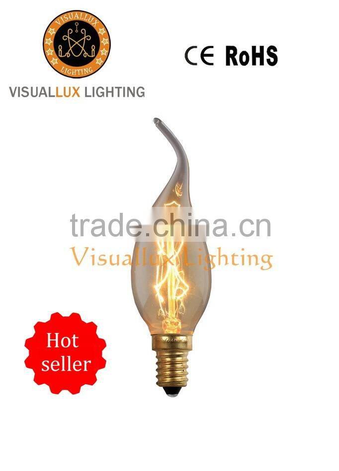 Vintage Light Bulb C35L E12/E14 Light Bulb Light Electric Bulb Incandescent Light Bulb