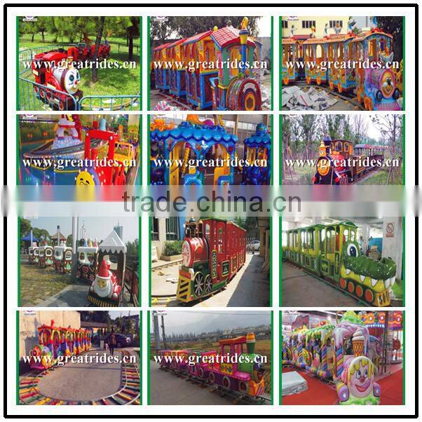Children attraction laser shooting water gun track train For Sale