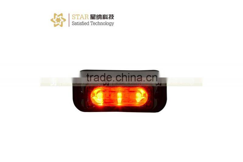 DC12V 1W*3 led vehicle emergency waterproof deck lighting