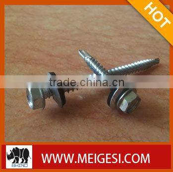HEX WASHER HEAD SELF-DRELLING SCREW WITH EPDM (DIN7504-K)