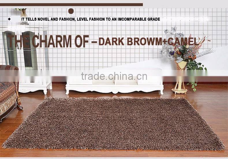 2016 hot sale dark brown carpet rug floor carpet