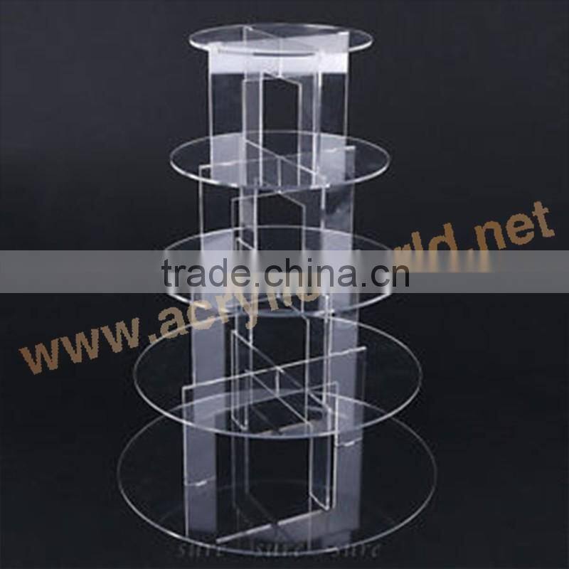 acrylic 6 tiers cake stands suppliers/acrylic 7 tiers cake display stand/lighted acrylic cake stand