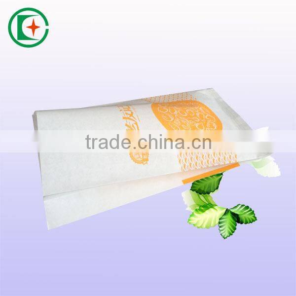 white kraft food grade hamburger paper bag