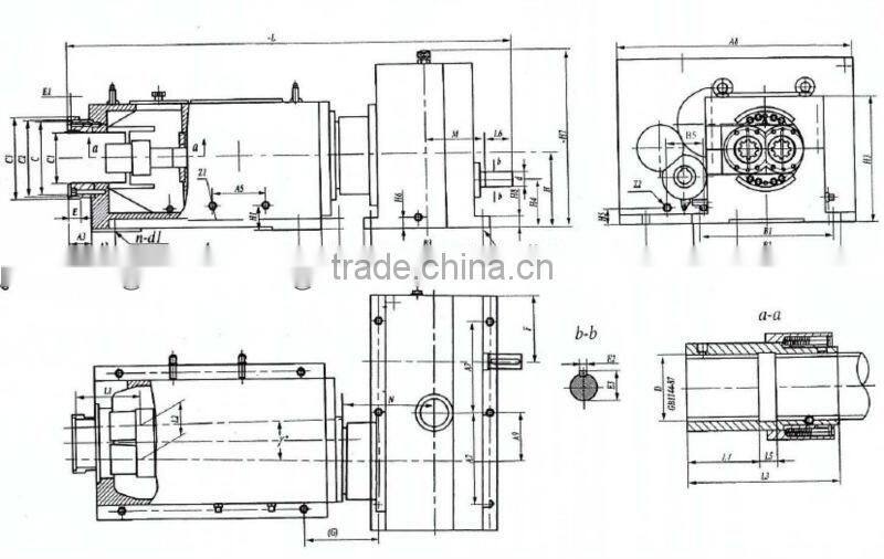 GUOMAO SZ Series conical twin-screw extruder gears