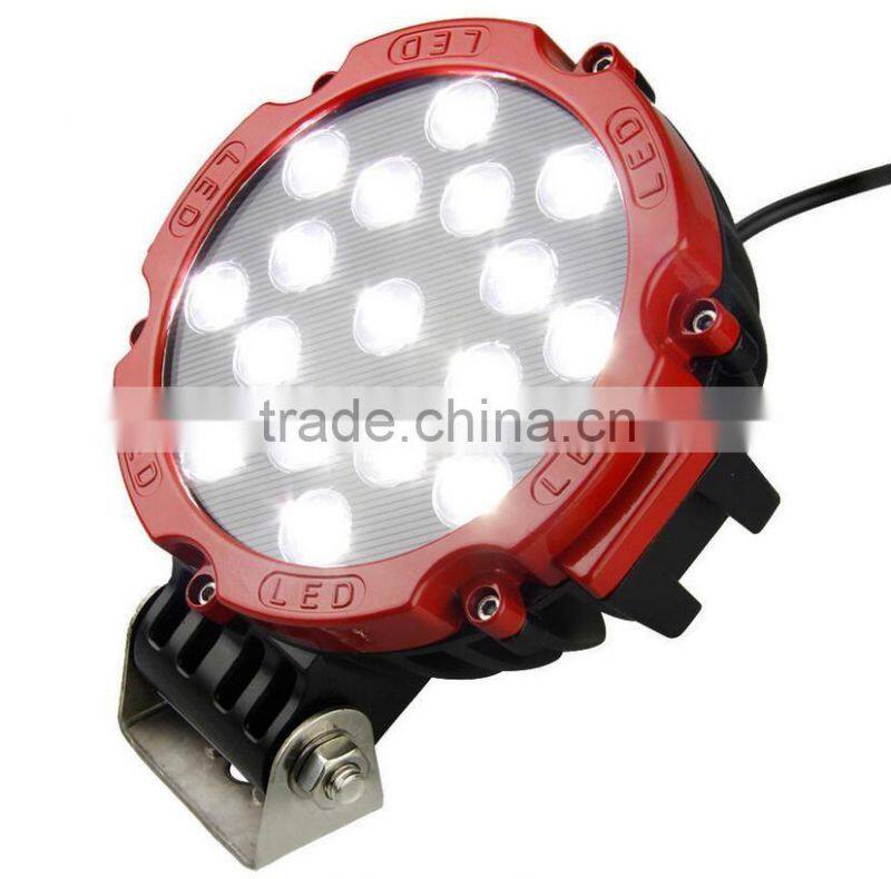 Top selling products in alibaba 51W led work light ATV accessories led off road car lights portable led driving lights