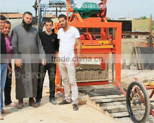 Machine for Small Factory!! Low Investment Cement Concrete Block Making Machine QTJ4-40