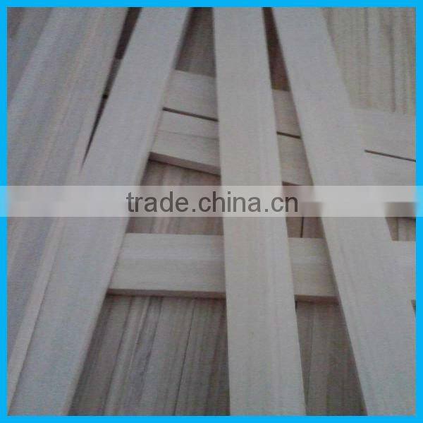 offer high quality flat paulownia wooden slats